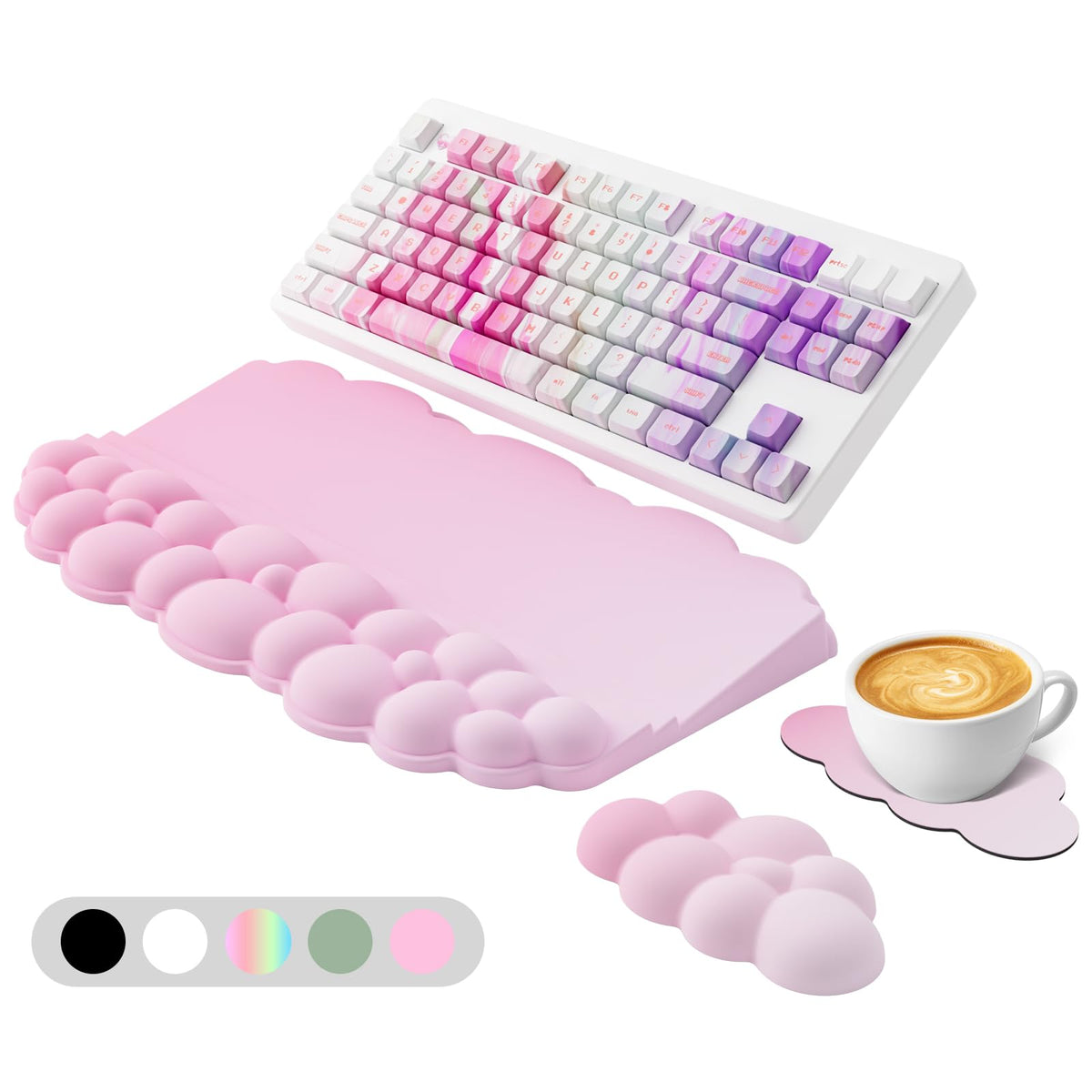 Wrist Rest with Keyboard Stand, Ergonomic Computer Wrist Support Pad