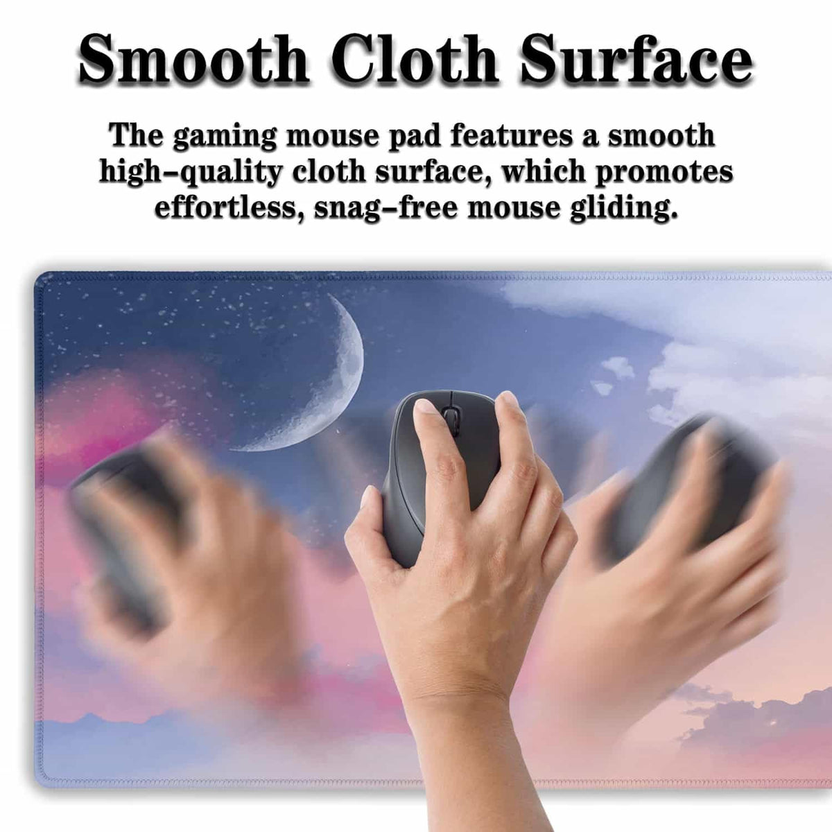 Samgula Big Mouse Pad Pink Desk Decor for Girls, Gaming Mouse Pads Desk Pad for Woman Keyboard