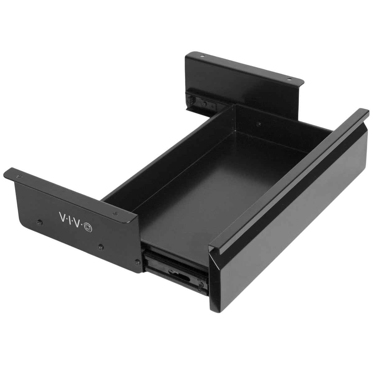 VIVO Black 16 x 9 inch Under Desk Slide Out Drawer, DESK-AC03A-B