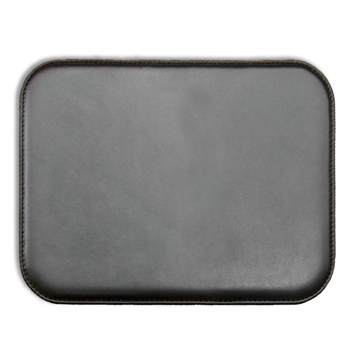Maruse Italian Leather Mouse Pad for Home or Office Desktop, Handmade in Italy, Black