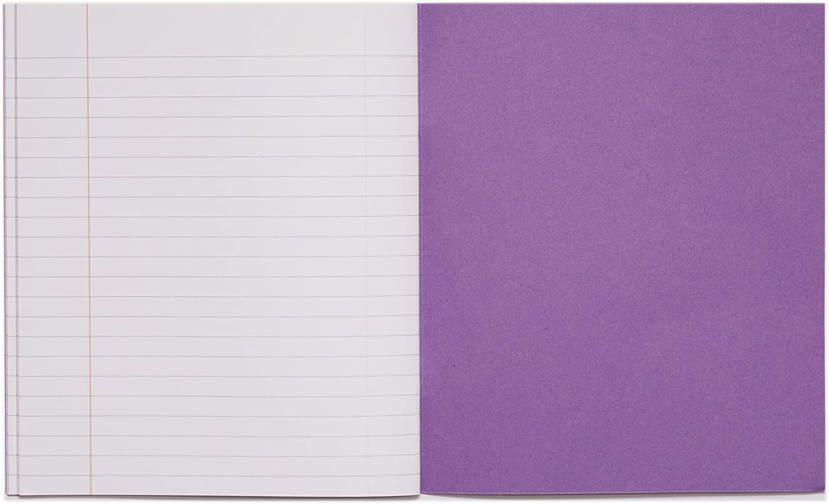 RHINO F8M 200x165 48 Page Exercise Book - Purple (Pack of 10)