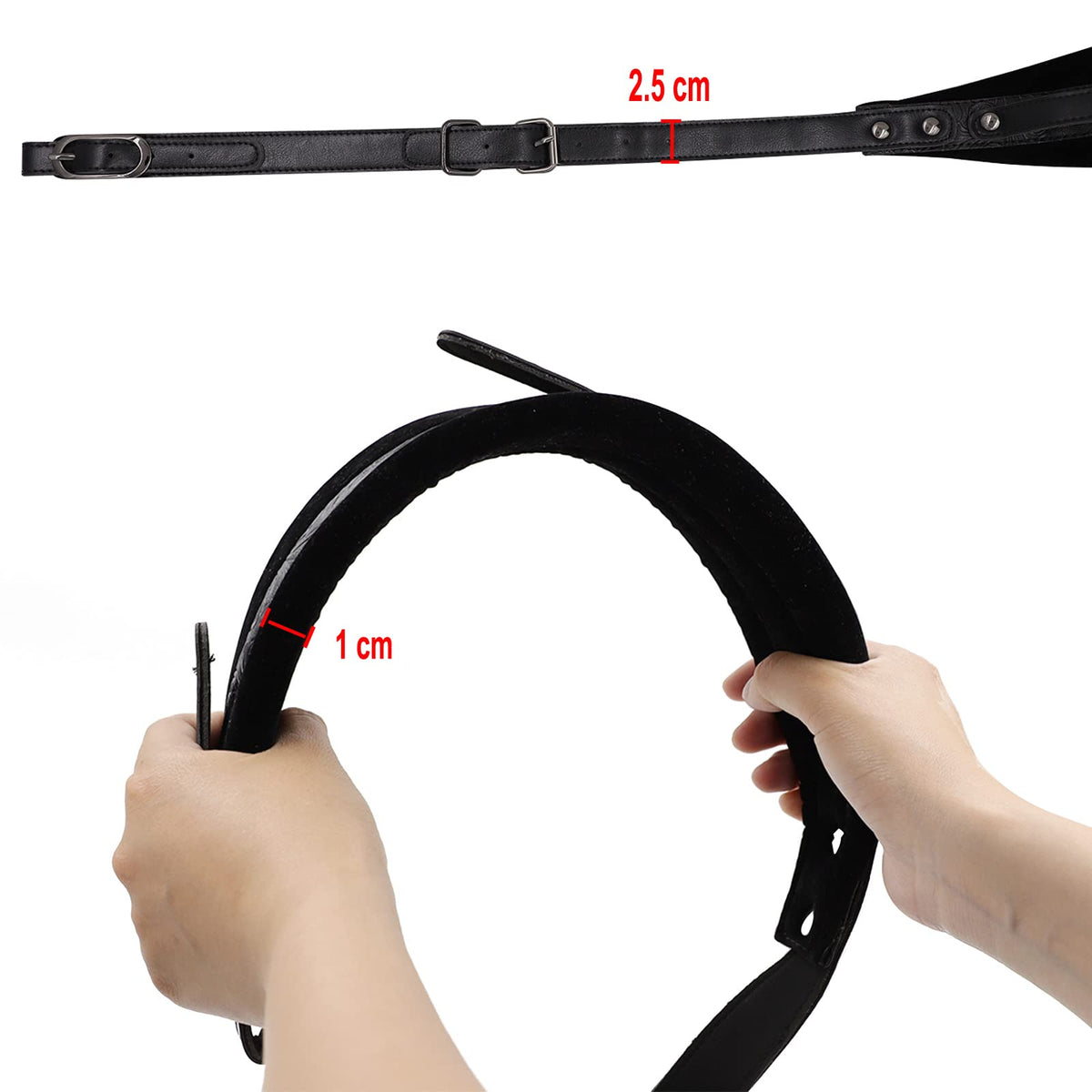 Rayzm Accordion Harness Straps, Adjustable Shoulder Belts Straps for Accordions, Thickened