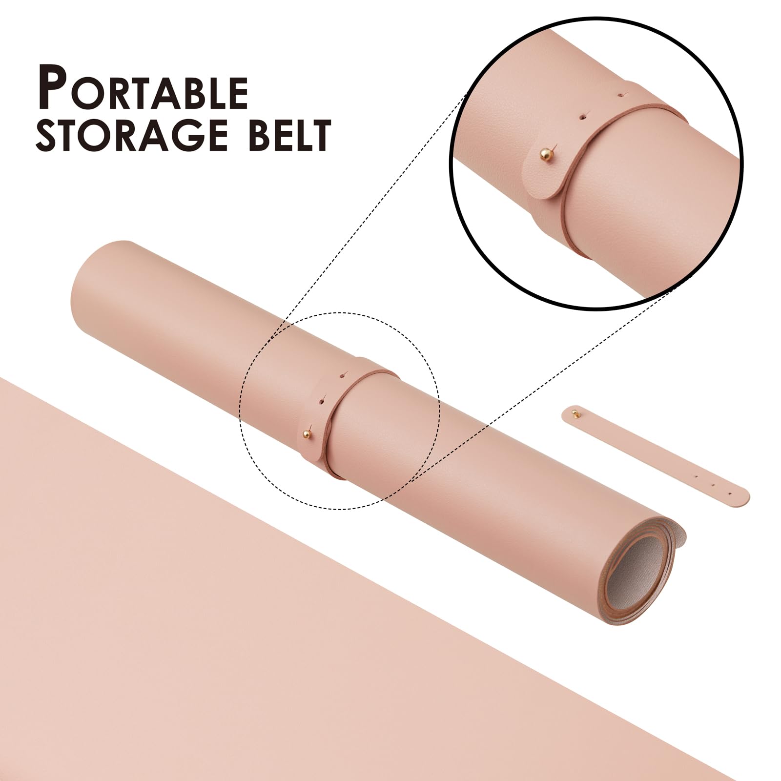 Large Desk Mat - 47.2"x 17" Non-Slip PU Desk Pad for Office and Home - Ideal for Large Mouse Pad