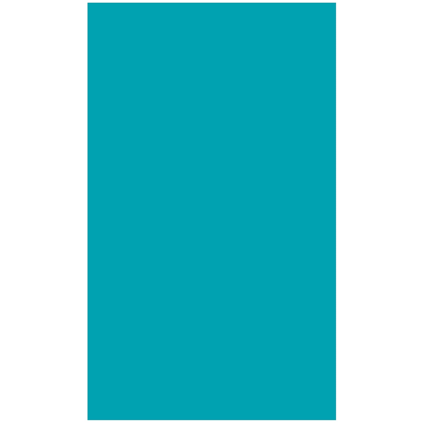 Colonial Cards: 150 Color Cardstock 3" x 5" Index Cards, Teal, Unruled