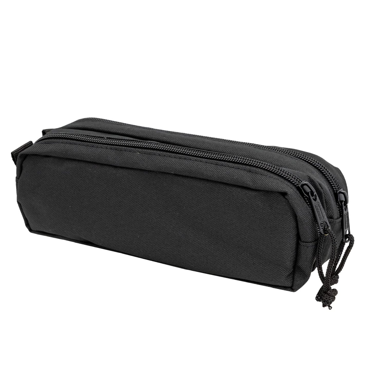 Idena 20122 – Pencil Case with 2 Zipped Compartments, Pencil Case Approx. 9 x 23 x 7.5 cm in Black