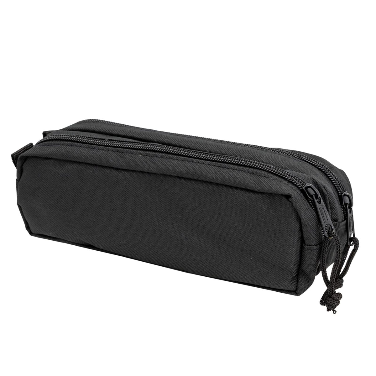 Idena 20122 – Pencil Case with 2 Zipped Compartments, Pencil Case Approx. 9 x 23 x 7.5 cm in Black