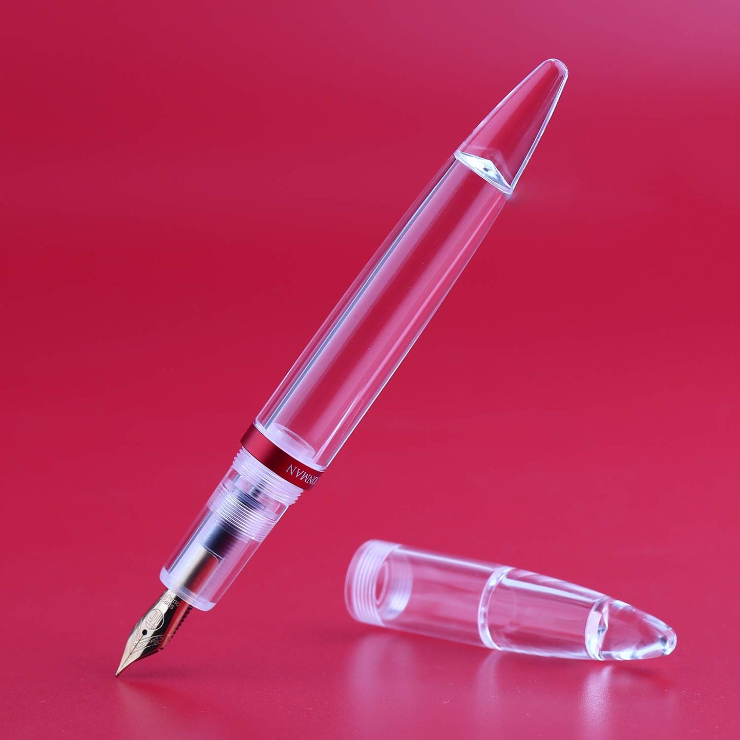 erofa MAJOHN M2 Transparent Eye Dropper Filling Fountain Pen Large-Capacity Ink Storing, Extra Fine