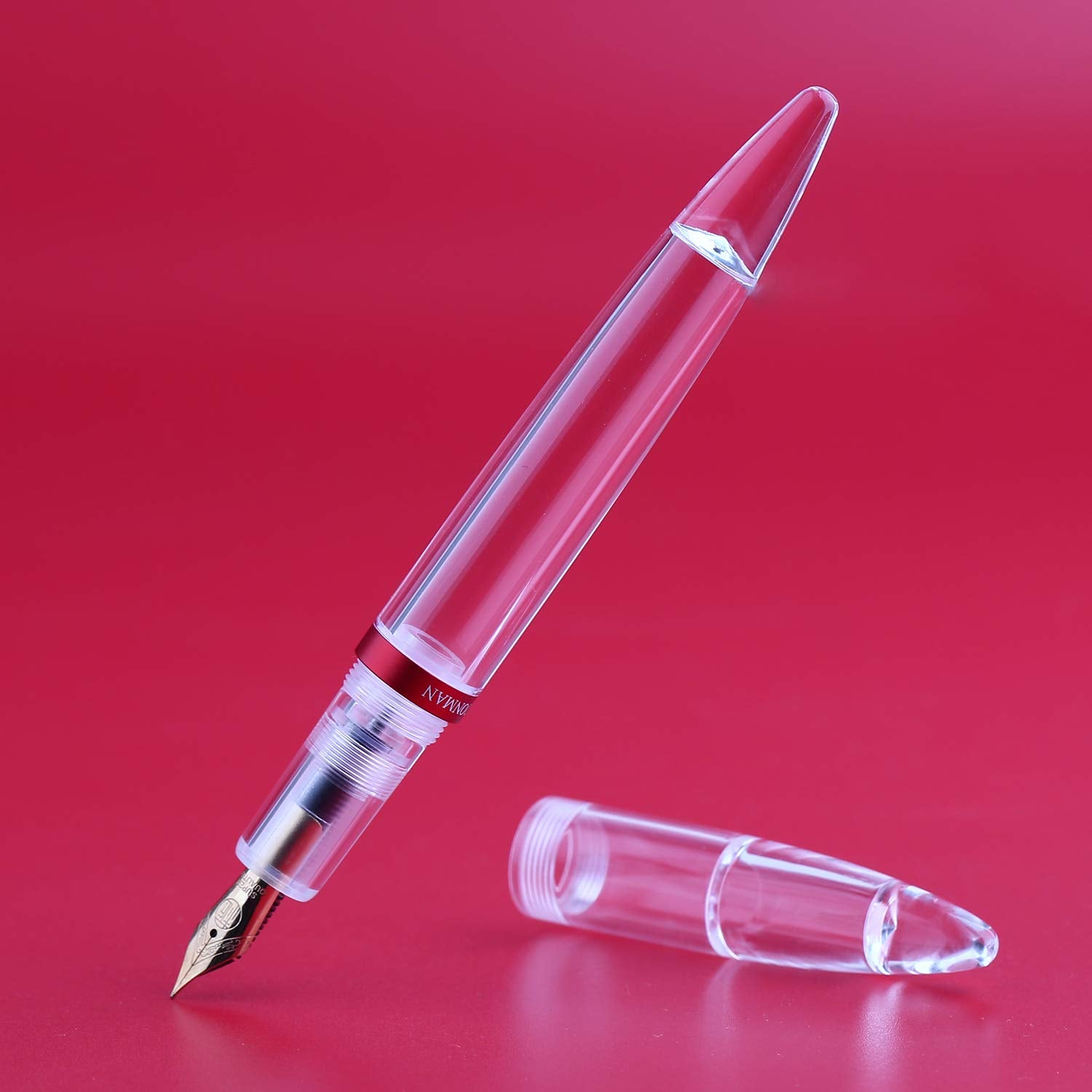 erofa MAJOHN M2 Transparent Eye Dropper Filling Fountain Pen Large-Capacity Ink Storing, Extra Fine