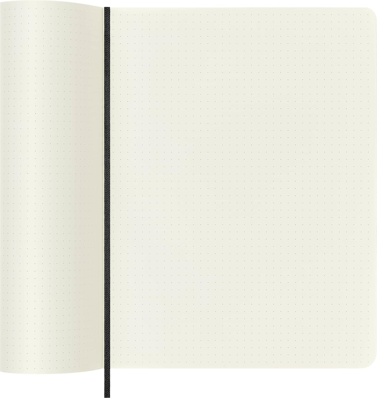 Moleskine Classic Notebook, Soft Cover, XL (7.5" x 9.5") Dotted, Black, 192 Pages