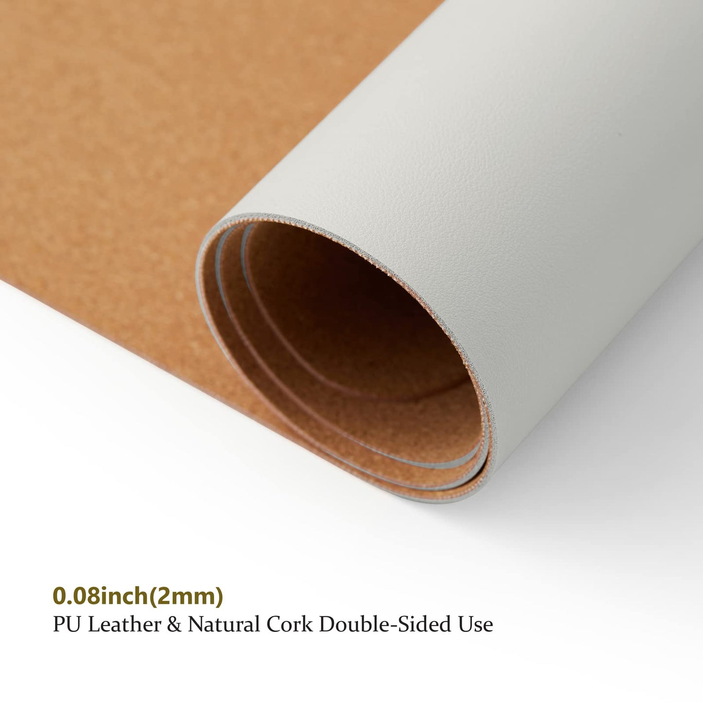 Cork Desk Mat - Dual-Sided Desk Pad for Office and Home - Desk Organization and Accessories - Ideal
