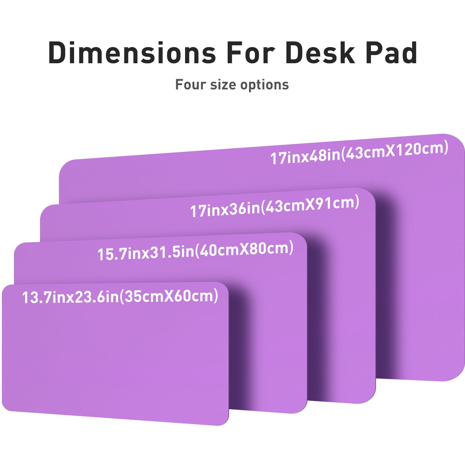 Aothia Leather Desk Pad Protector, Office Desk Mat, Large Mouse Pad, Non-Slip PU Leather Desk