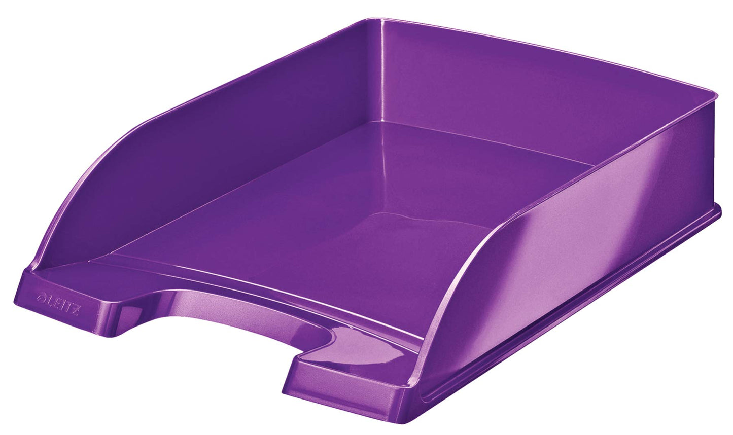 Leitz A4 Letter Tray, Purple, Wow Range, 52263062