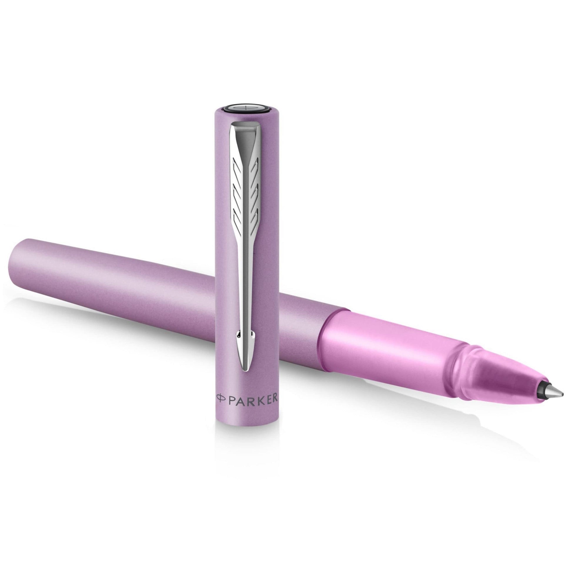 PARKER Vector XL Rollerball Pen | Metallic Lilac Lacquer on Brass | Fine Point with Black Ink