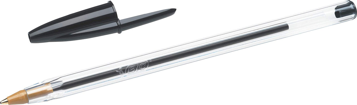 BIC Cristal Original Ball Pens Medium Point (1.0 mm) - Black, Box of 150 [Amazon Exclusive]