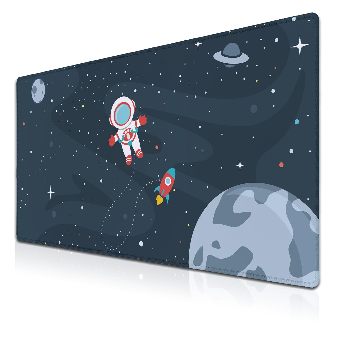Samgula Keyboard Mat Cute Astronaut Large Mouse Pads Men¡¯s Office Accessories Pc Mouse Pad