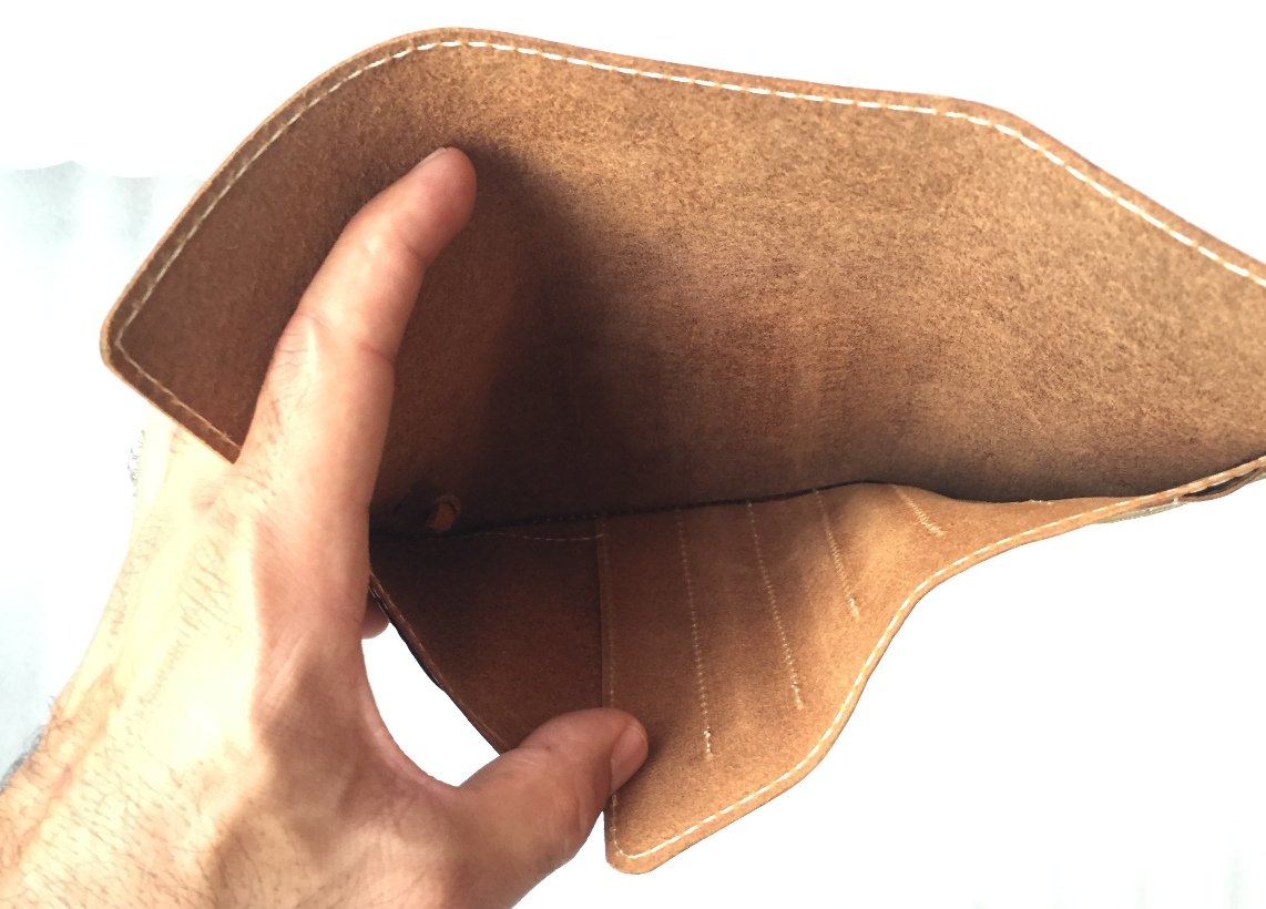 KomalC Genuine Leather Pen Case & Pencil Holder – Artisan Leather Stationery Roll/Foldable Pouch
