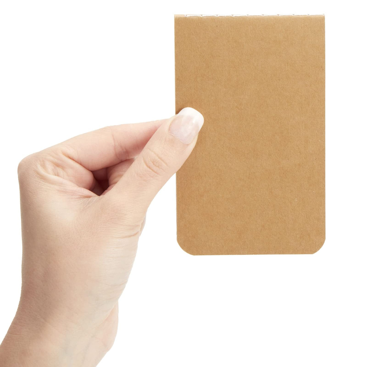 Paper Junkie Pocket Notebook - 12-Pack, 2.7 x 4.5 In, Brown Kraft Cover - Composition Book for