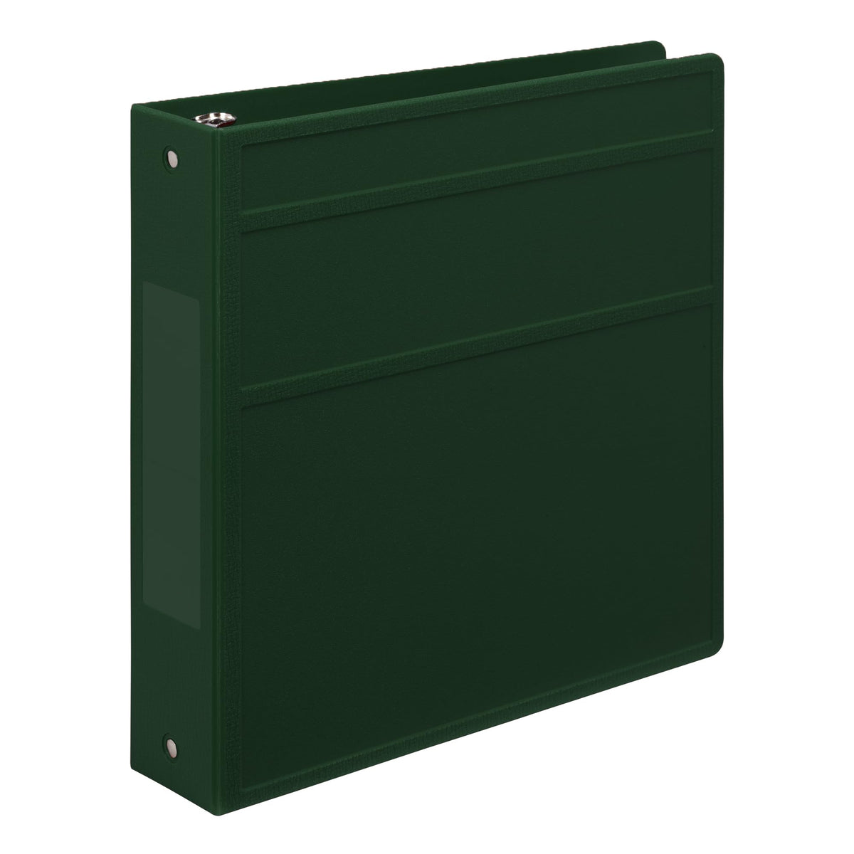 Carstens 2-Inch Heavy Duty 3-Ring Binder - Side Opening, Forest Green, Durable Plastic, Precision