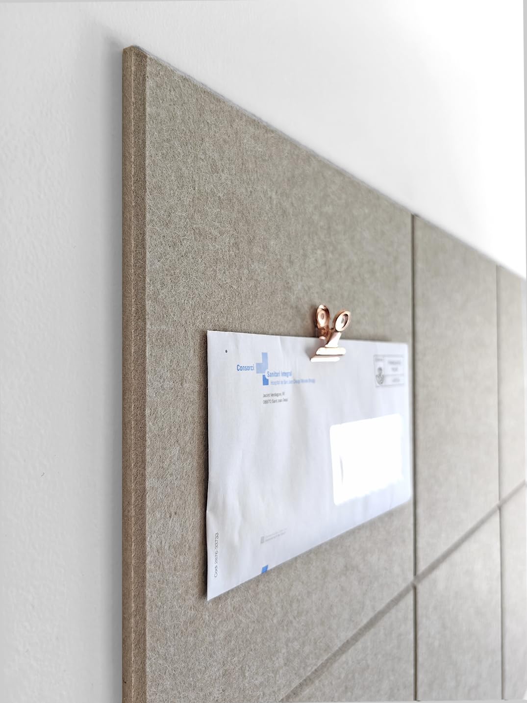 DECORITA Cork Board 24 x36 Alternative - 6 Pack Felt Wall Tiles with Safe Removable Adhesive Tabs