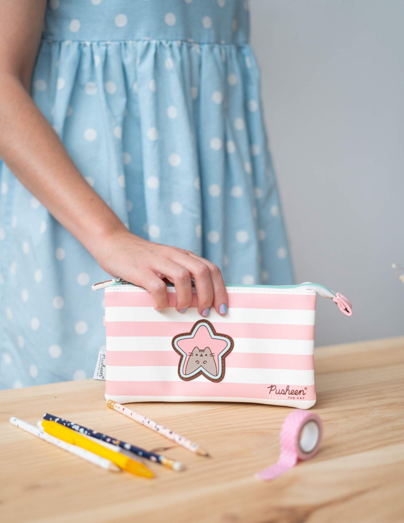 Grupo Erik Pusheen Pencil Case, Kawaii School Supplies