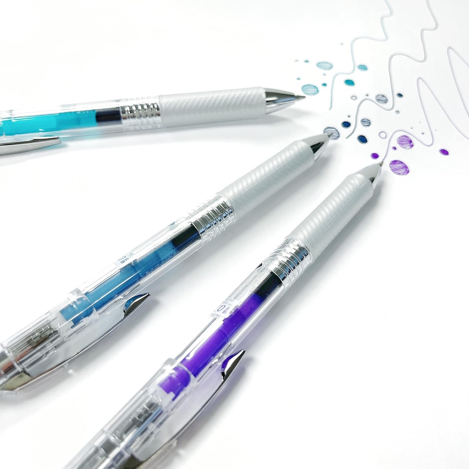 Pentel EnerGel Expressions, 60th Anniversary Limited Edition Pack, ICE Liquid Gel Pens, (0.7mm)