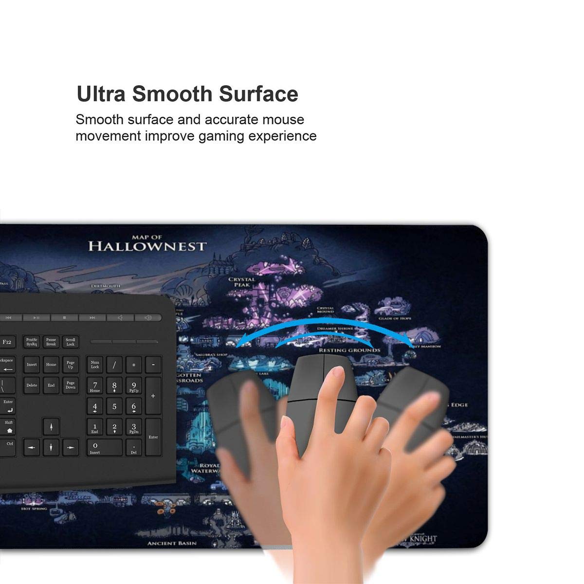 hununtk Mouse Pad Large Gaming Mouse Pad Mat Extended Size Mousepad for Computer Desktop PC Laptop