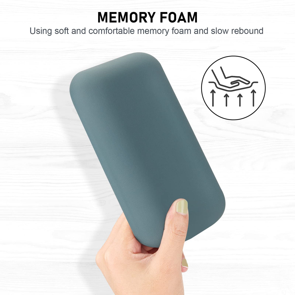 Leolee Elbow Rest Pads for Desk, Green Ergonomic Wrist Rest Arm Rest Pads