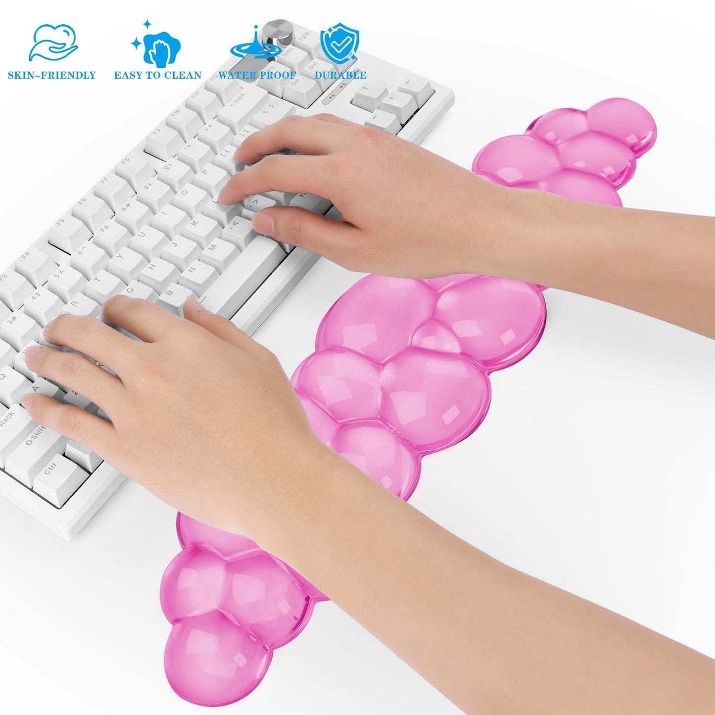 Gel Cloud Keyboard Wrist Rest, Cute Wrist Support and Arm Support Keyboard Rest for Keyboard Typing
