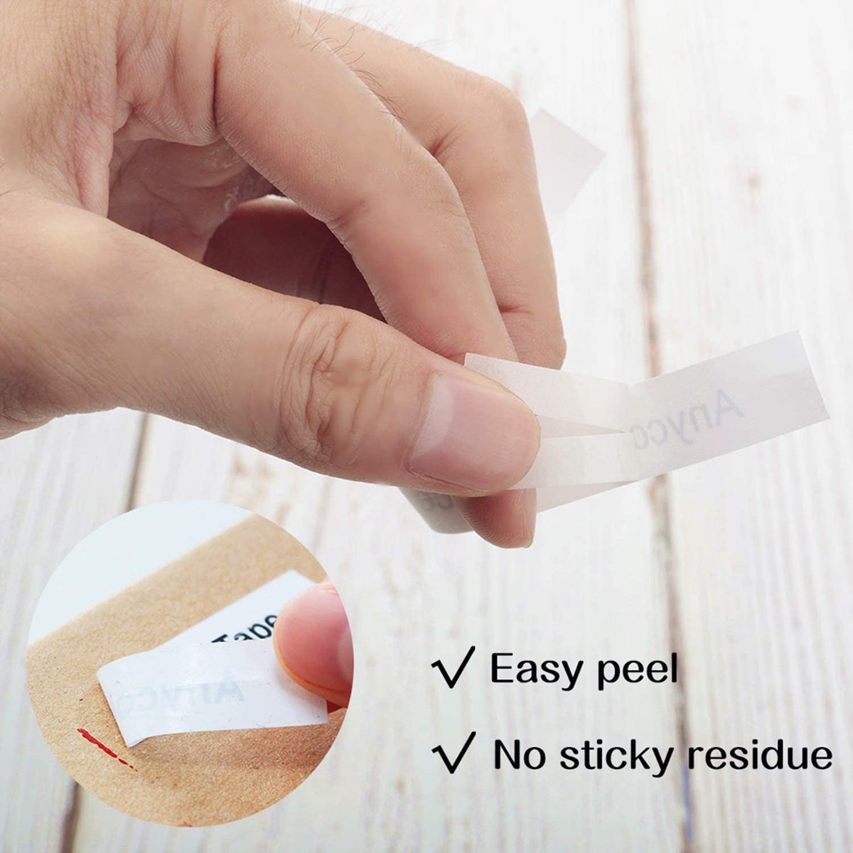 Anycolor 20-Pack M-K231s Label Tape Compatible with Brother P Touch M Tape