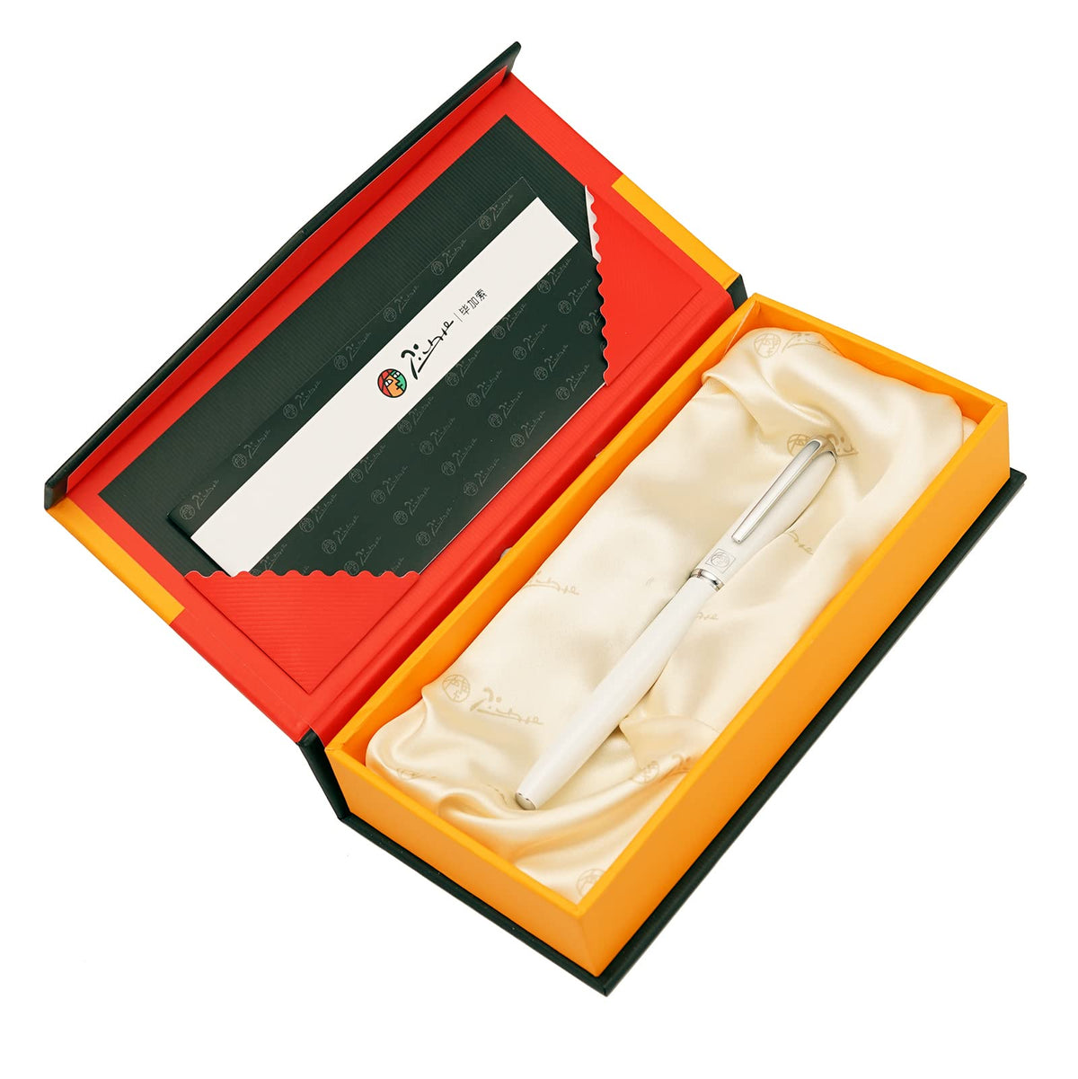 erofa Picasso 916 White Fountain Pen with Gift Box Writing Pen Set Medium Nib 0.7mm for Office