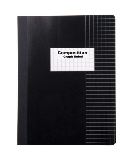 Mintra Office Composition Books - Sturdy Flexible Cover (4 Pack, 4x4 Comp Book - Graph)