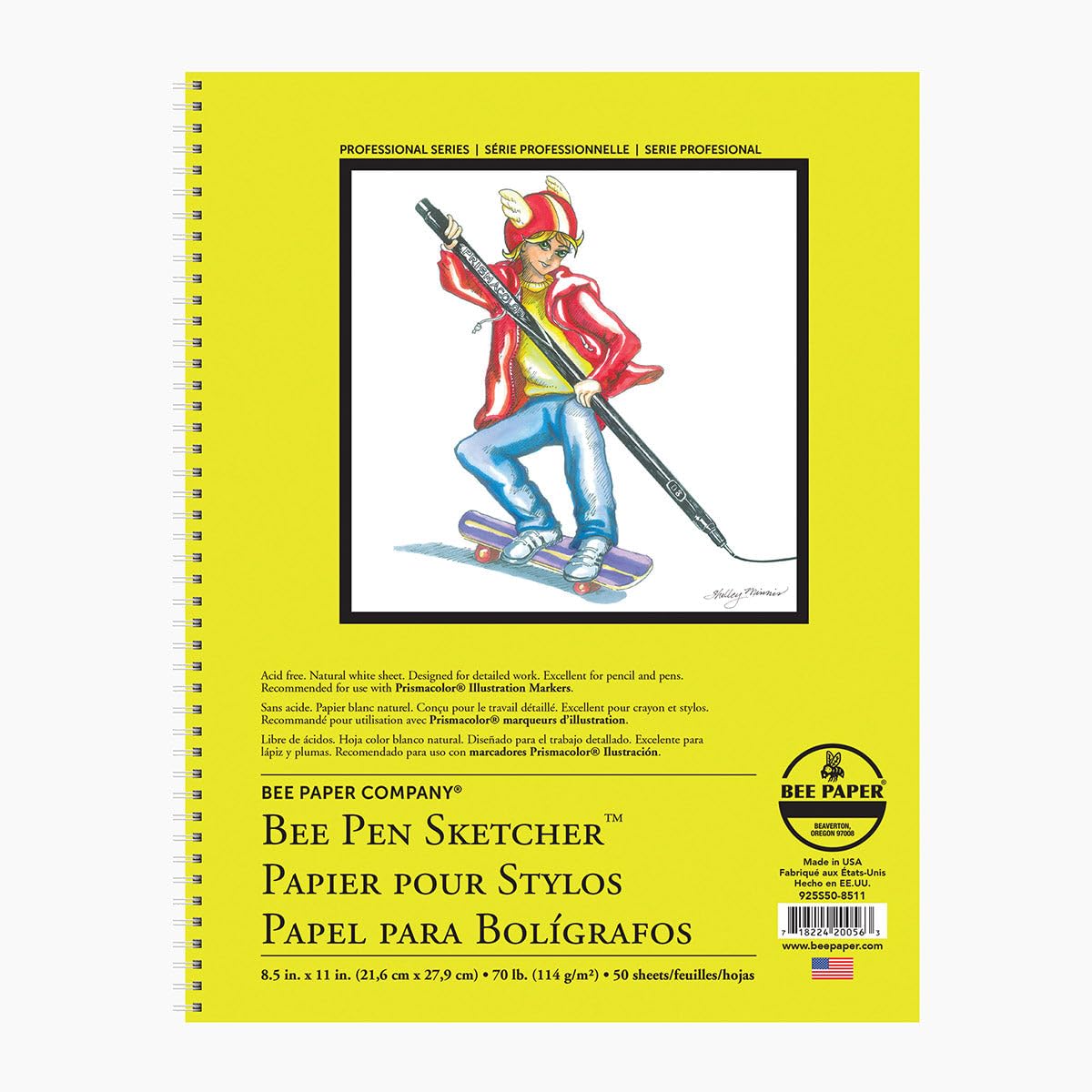 Bee Paper Pen Sketch Pack, 6"-13.75", 250 Sheets per Pack