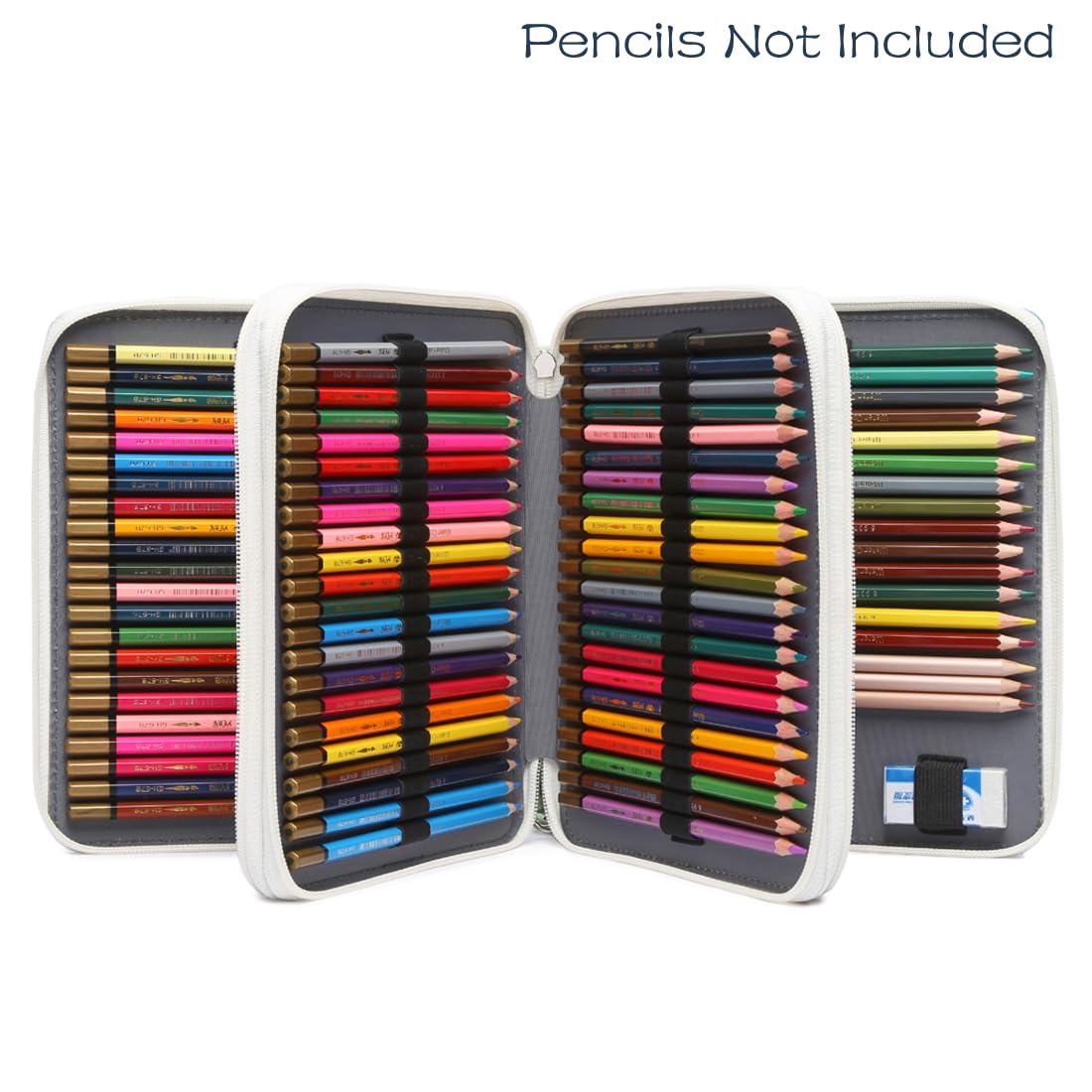 YOUNGCOL 120 Slots Colored Pencil Case Color Pencil Organizer Storage Large Capacity Pencil Case