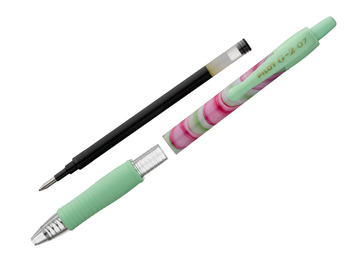PILOT - Set of 2 G2 Flow + 2 Refills - Limited Edition - Retractable Refillable Gel Pen - Excellent