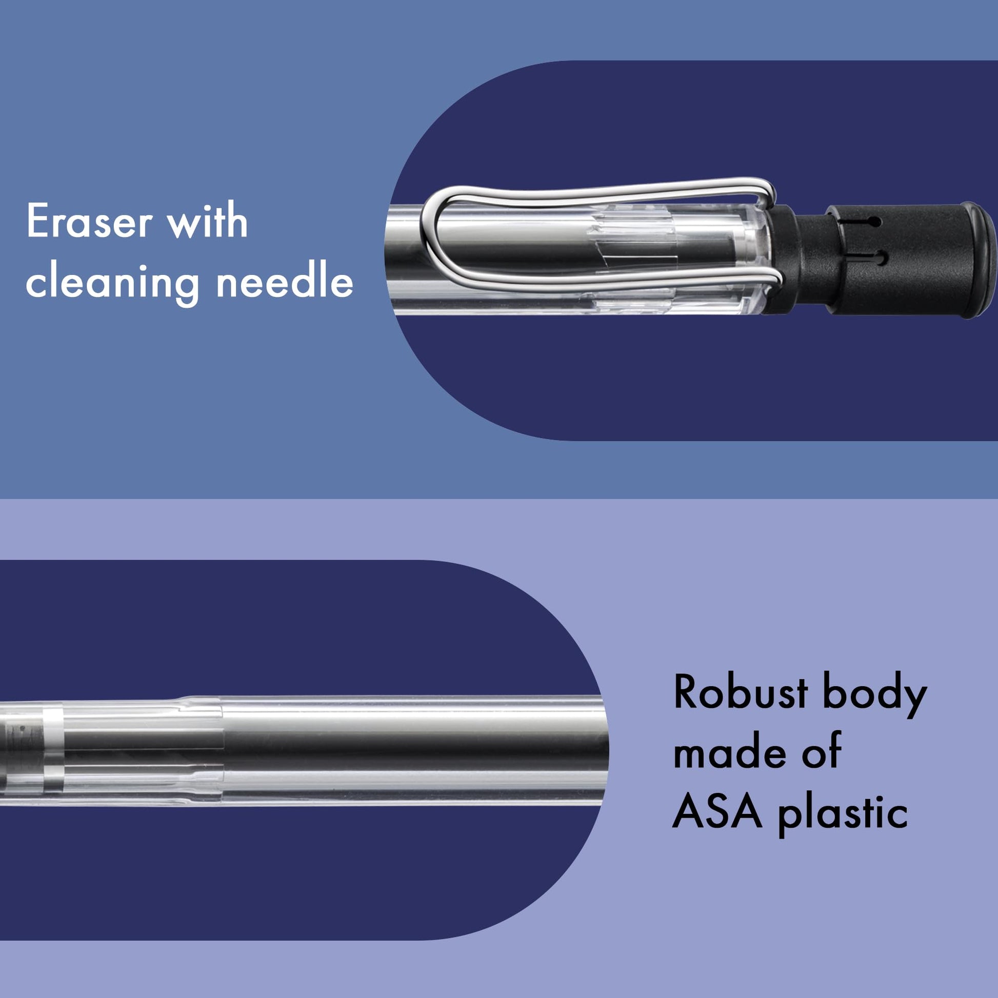 LAMY safari vista - Mechanical Pencil with ergonomic grip & body made of robust ASA plastic - ideal