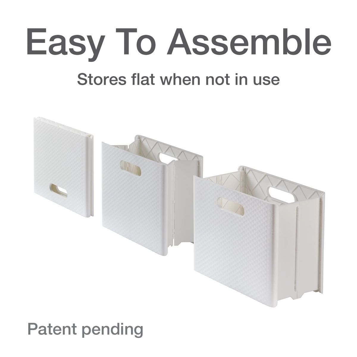 Pendaflex Mobile File Box with Handles, Easy Set Up, Collapse Down and Store Away, 13"W x 10"H x