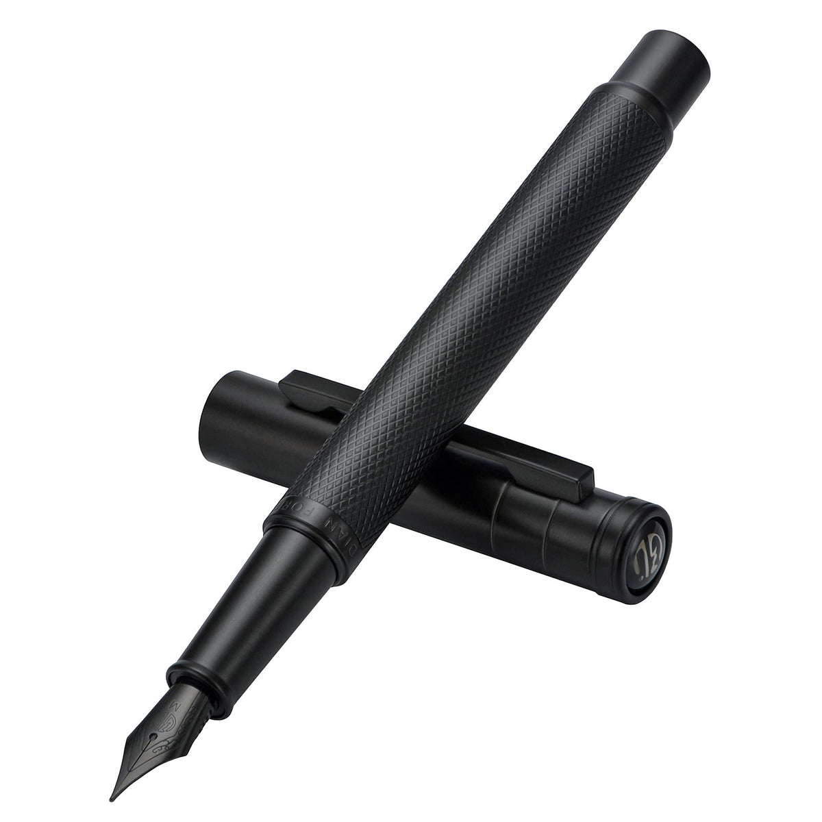 Hongdian Black Forest Fountain Pen Medium Nib Classic Design with Converter and Metal Pen Case Set