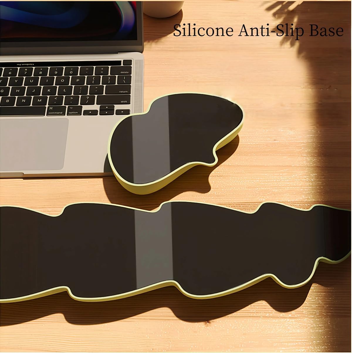 inbesk Angel Wing Wrist Rest Ergonomic Memory Foam Wrist Rest for Computer Keyboard Mouse Set, Cute