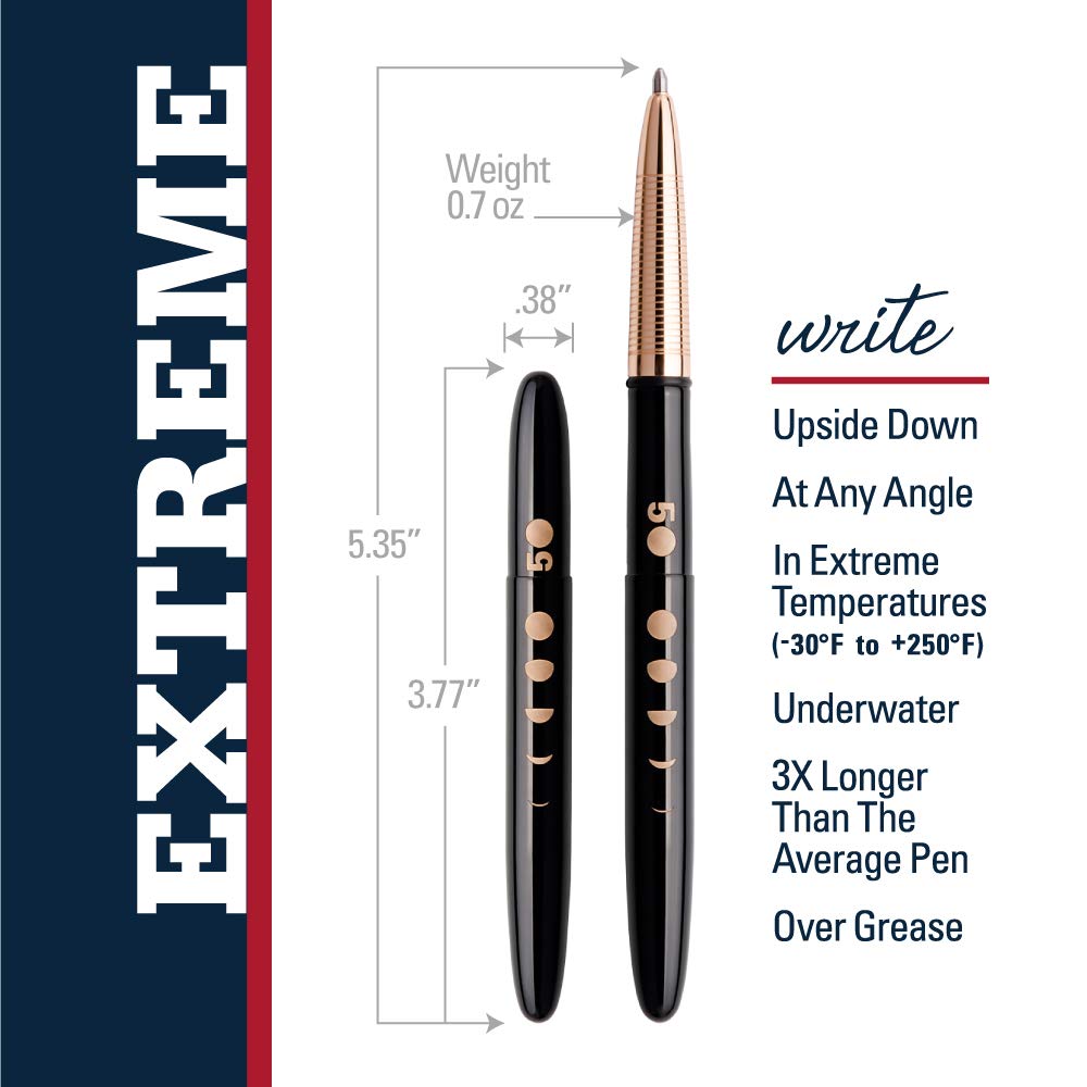 Fisher Space Pen - Bullet - Matte Black 50th Anniversary, Gift Boxed (400B50)