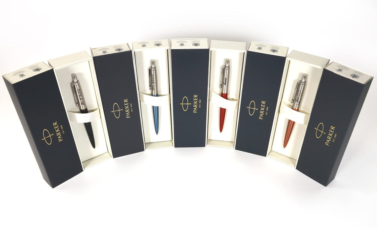 Personalised Custom Parker Jotter Bond Street Pen + Gift Box | Design A Truly Unique Present |
