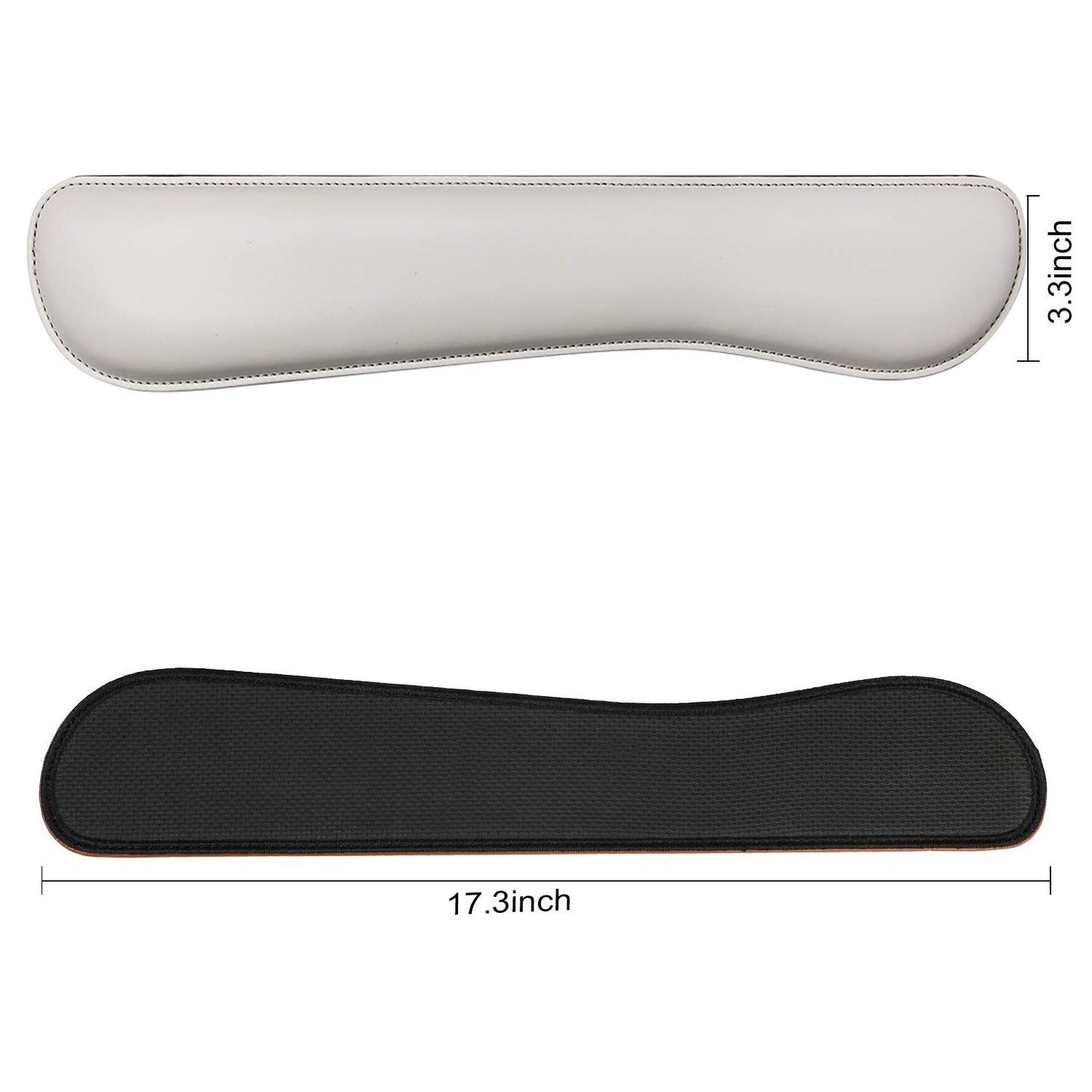 RICHEN Ergonomic PU Leather Keyboard Wrist Rest and Mouse Pad with Wrist Support, Memory Foam Set