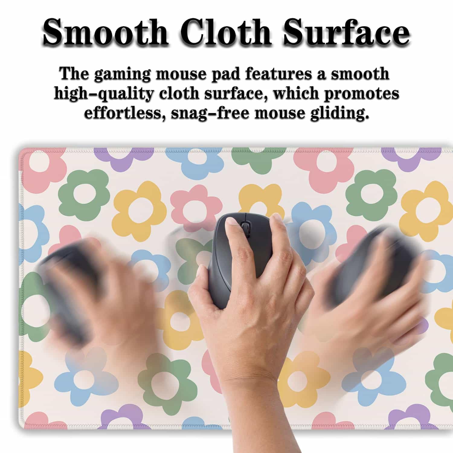Samgula Computer Mat Jumbo Mouse Pad Extra Large Mouse Pads Desk Pad for Woman Gaming Mousepads