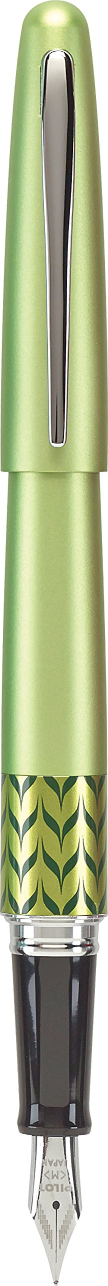 PILOT MR Retro Pop Collection Fountain Pen in Gift Box, Green Barrel with Marble Accent, Medium
