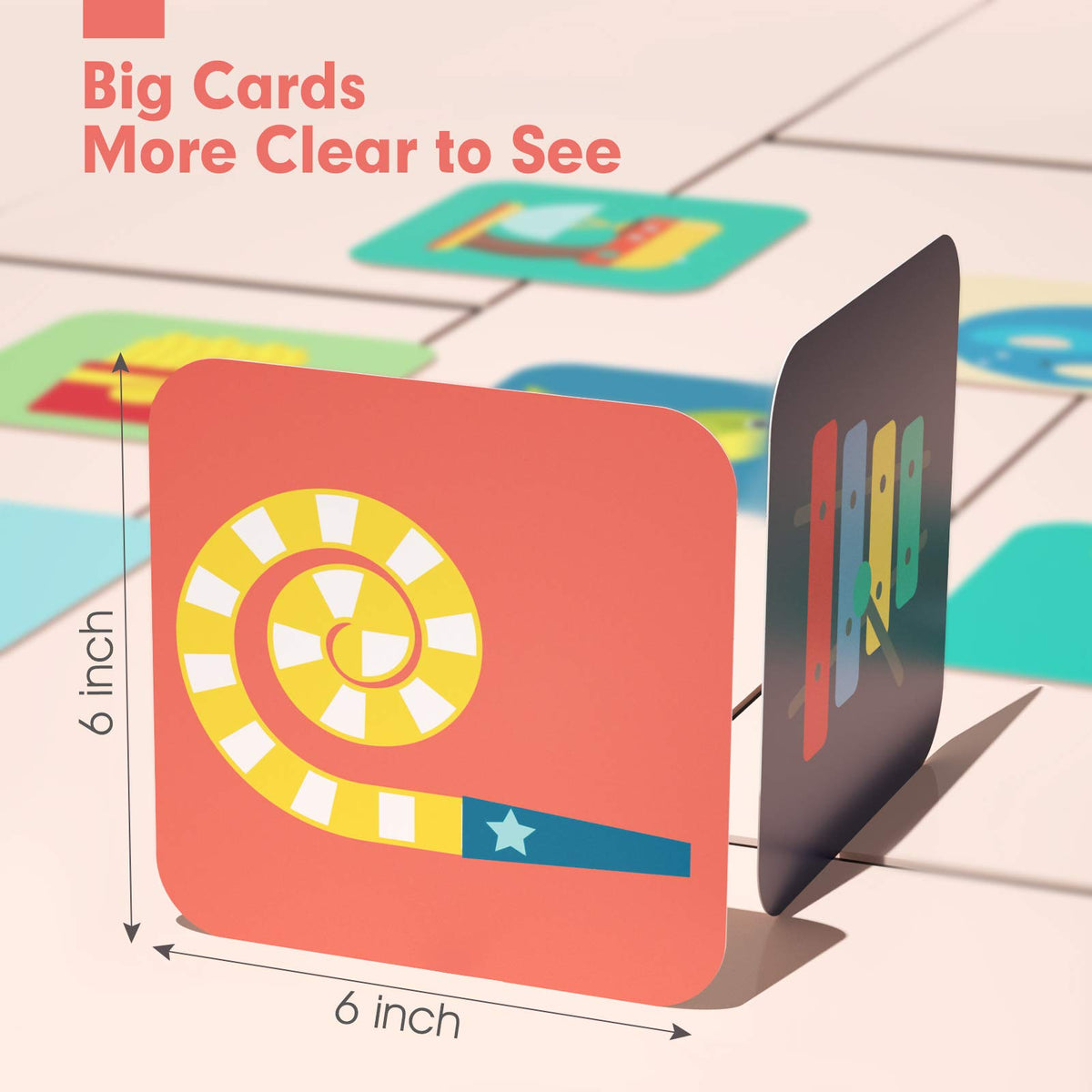 hahaland Contrast Flash Cards for Infants 0-36 Months Visual Stimulation