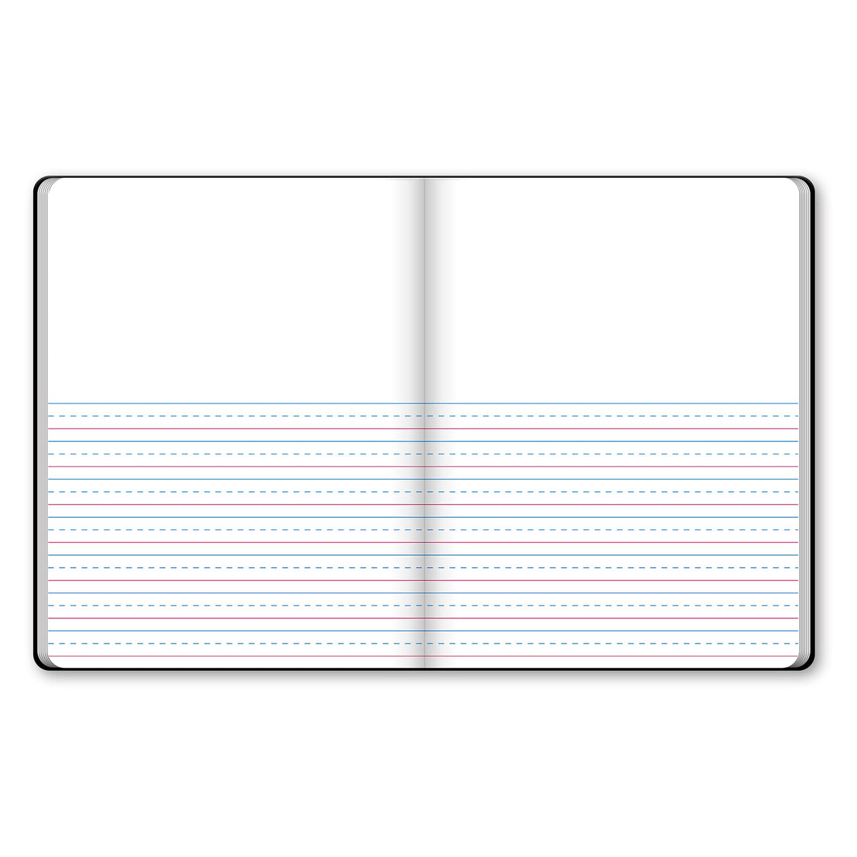 iScholar Primary Composition Book, Journal, Unruled Top, .5 Inch Ruled Bottom Half, 100 Sheets