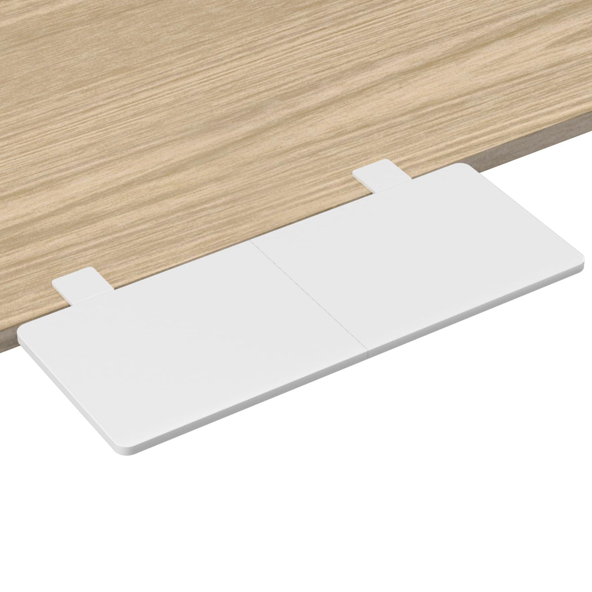 Suptek Clamp-on 9.5 x 23.6 inch Desk Extender, Wrist Support, Foldable Keyboard Tray Platform