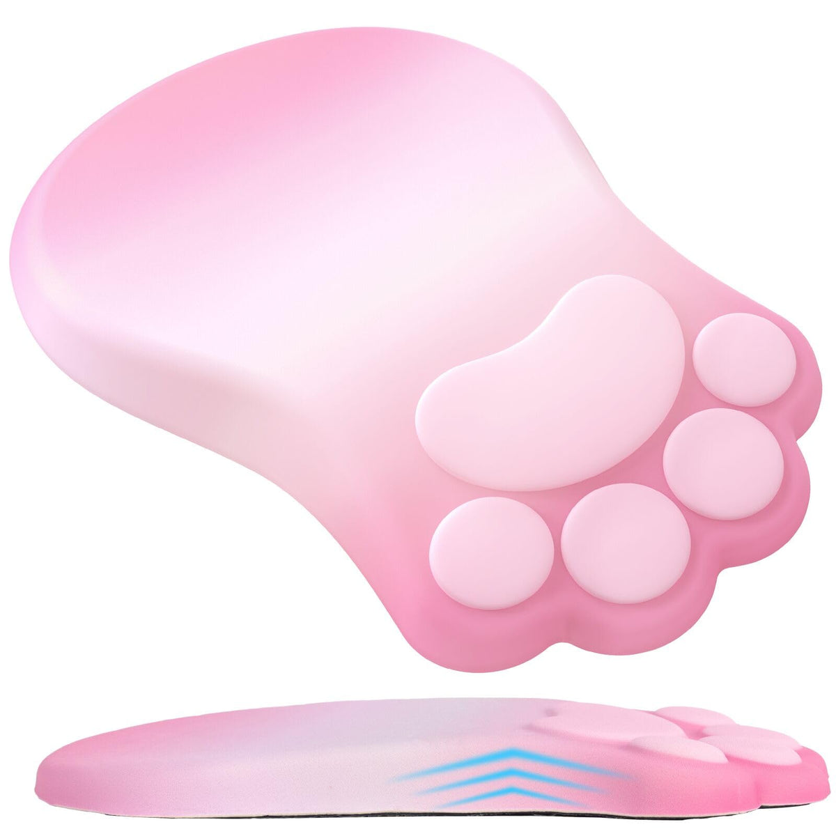 L-SPOUTTO Ergonomic Mouse Pad with Wrist Rest,Pink Mouse Pad Wrist Support