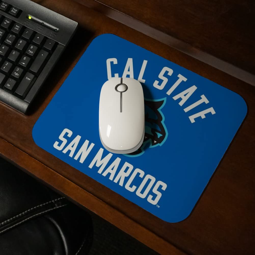 California State University San Marcos Cougars Logo Low Profile Thin Mouse