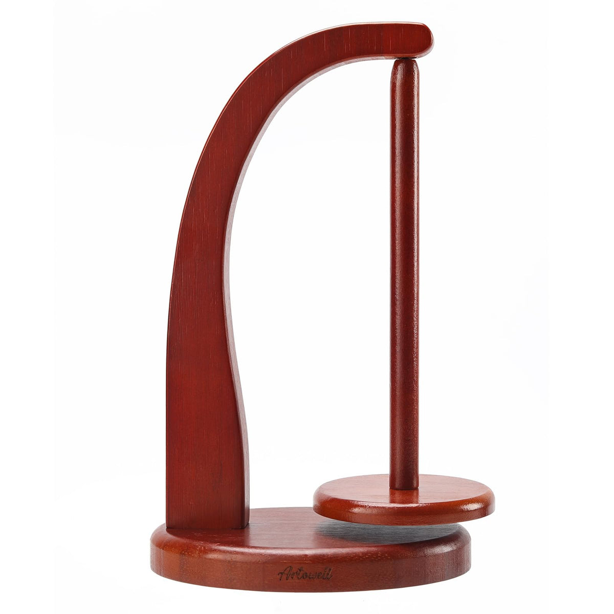 Yarn Holder for Crocheting with Magnetic Yarn spinner-Warm Brown-Standard