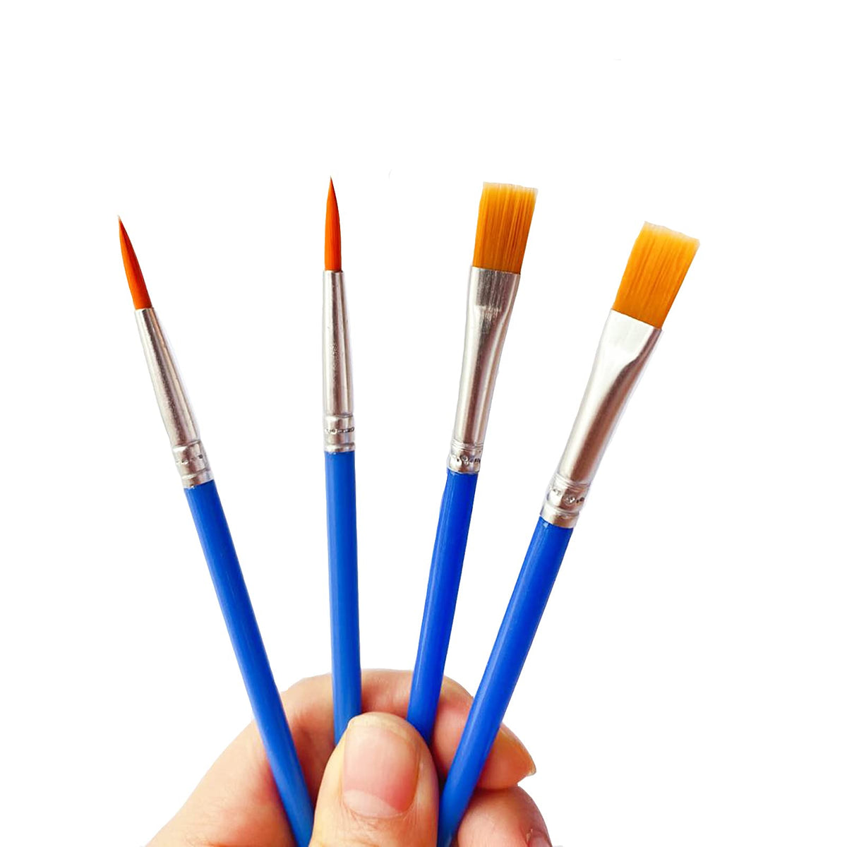 JINDUODUO 60 Pcs Paint Brushes for Kids, Students/Teens/Beginners,Watercolor/Oil/Acrylic Paint